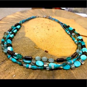 Silpada sterling silver triple strand necklace